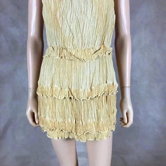 LULUS Tiered Mini Halter Dress Size XS - Picture 8 of 9
